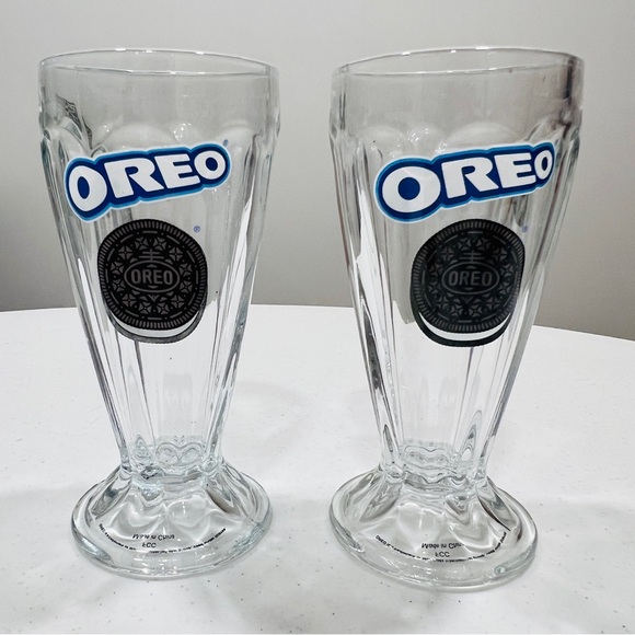 oreo Other - Oreo milkshake glasses set of 2